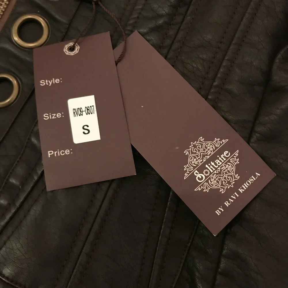 Solitaire Vegan Leather Jacket